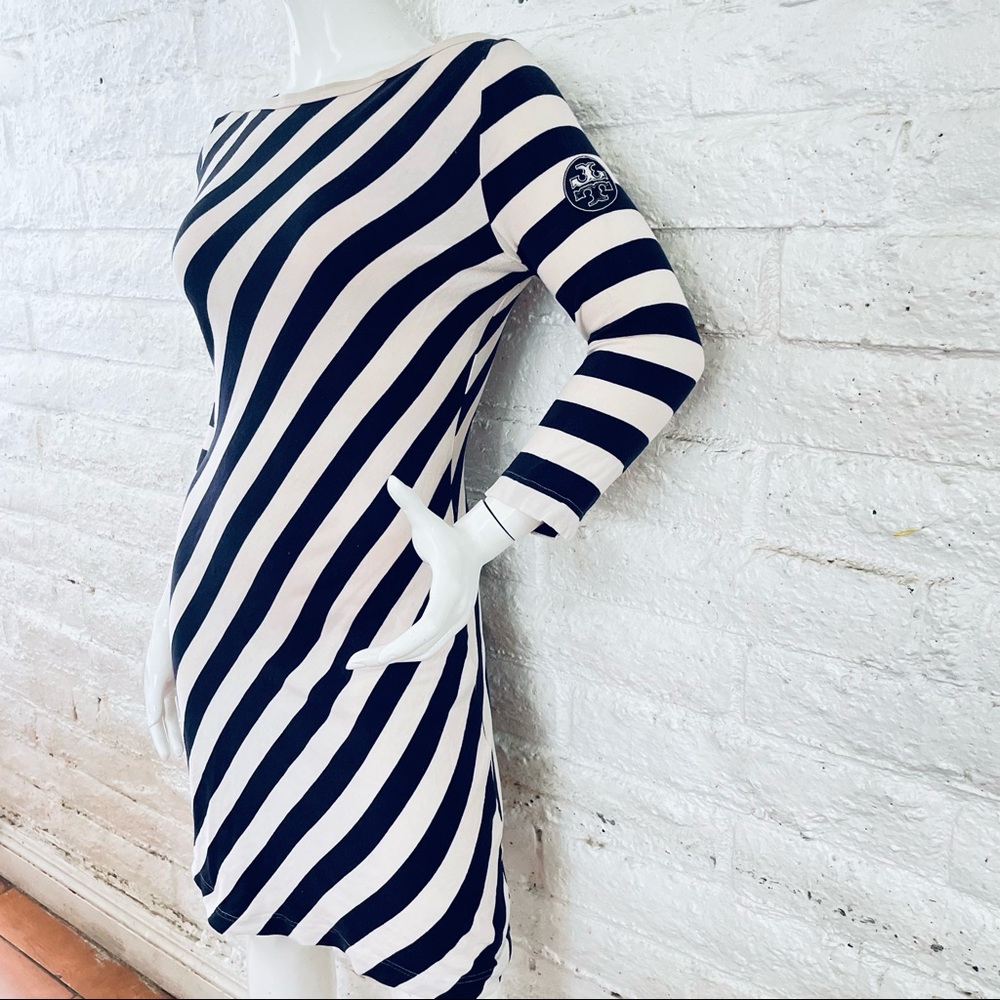 Brand: Tory Burch
   * Shift Dress by Tory Burch * Neutrals * Striped  size XL